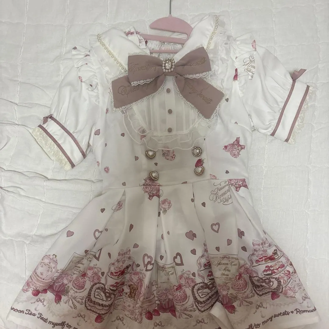 LIZLISA Many Hearts Afternoon Tea Pattern Set-up