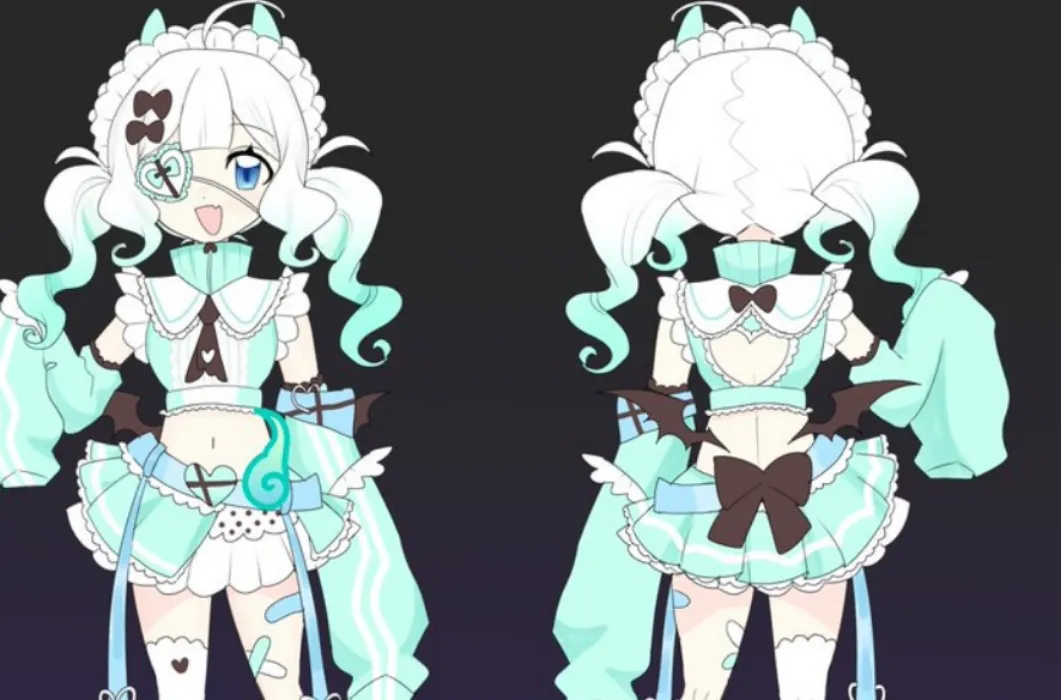 Mint Fantome Wig Comm