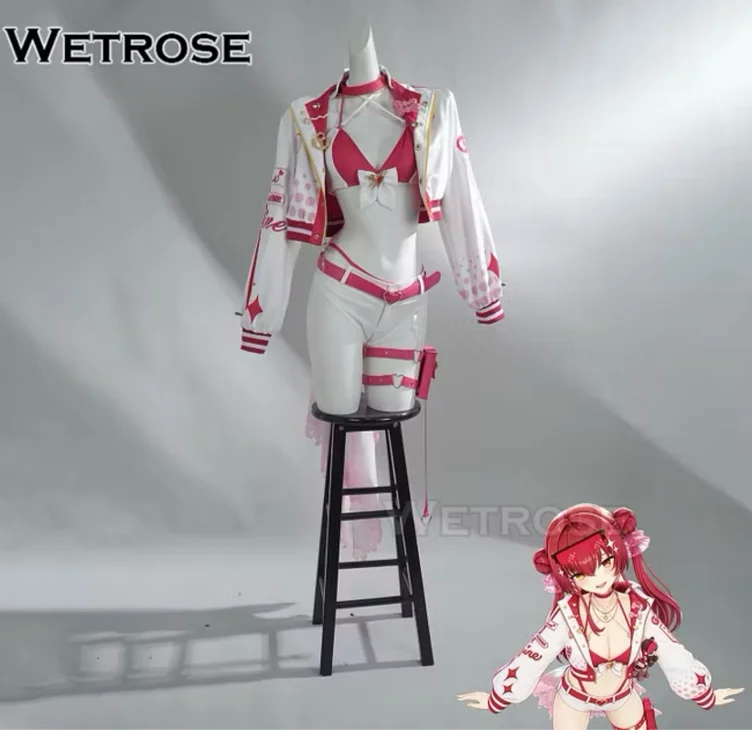 Wetrose] Pre-Order Hololive JP Vtuber Houshou Marine 7th Anniversary Swimsuit Cosplay Costume宝鐘マリン７周年3D新水着コスプレ 