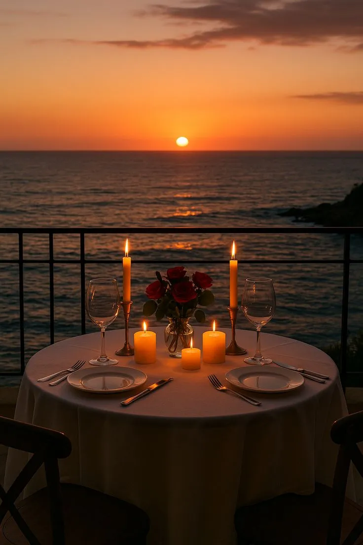 A romantic dinner