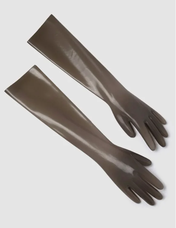 Smoky translucent gloves 