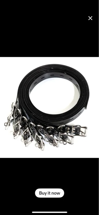 PVC Bondage Belts
