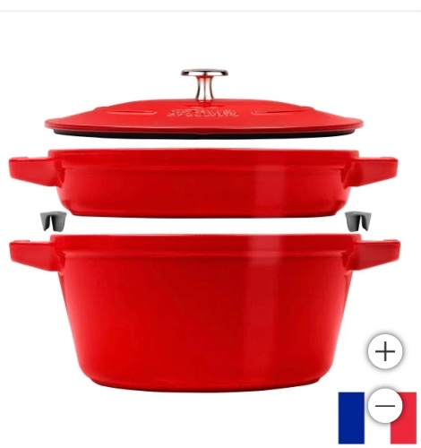 Cast Iron Dutch Oven Set (White)