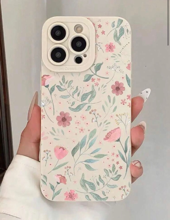 Floral printed protective phone case
