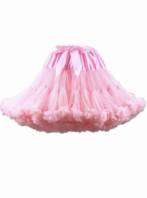 Amazon.com: Colyanda Womens 3-Layered Pleated Tulle Petticoat Tutu Puffy Party Cosplay Skirt