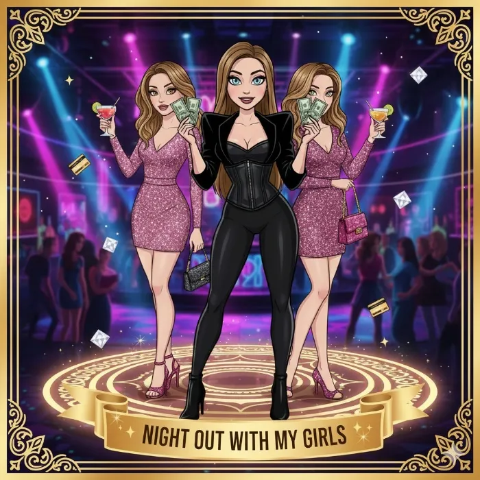 Your Princess is going out with her girls.