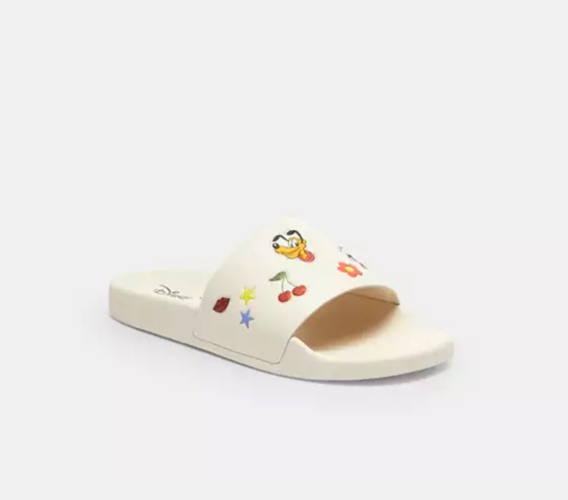 Disney X Coach Udele Sport Slide With Sticker Print