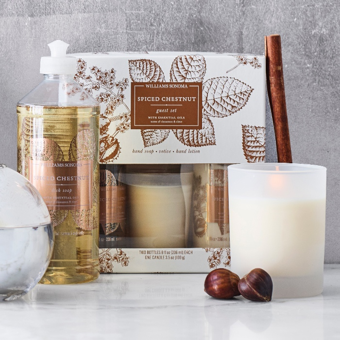 Williams Sonoma Spiced Chestnut Set