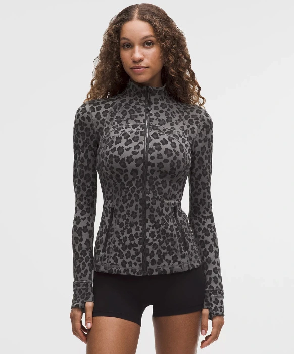 lululemon Define Jacket - True Leopard Black Multi