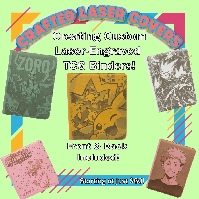 Custom VaultX 9 Pocket Binder - CraftedLaserCovers on Etsy