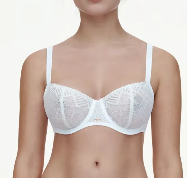 Origins Lace Unlined Demi Bra White