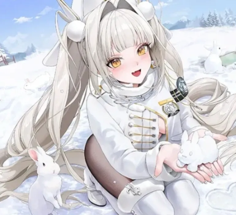 【Nekocos】Game Goddess of Victory: NIKKE Cosplay Blanc Cosplay Costume | In Stock - Full set and Props / M