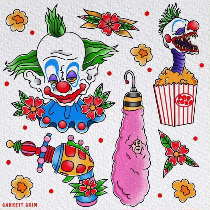 Killer Klowns Tattoo 🖋️🖤 