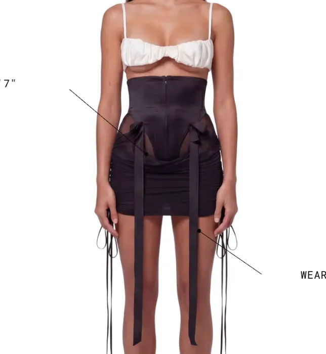 DD Satin Corset Skirt