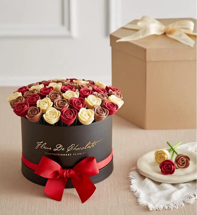 Luxury Fleur de chocolate gift 