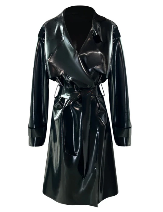 Latex Trench Coat