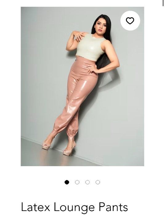 Latex Jogger Trousers 