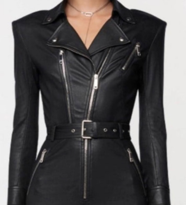 Leather suit 