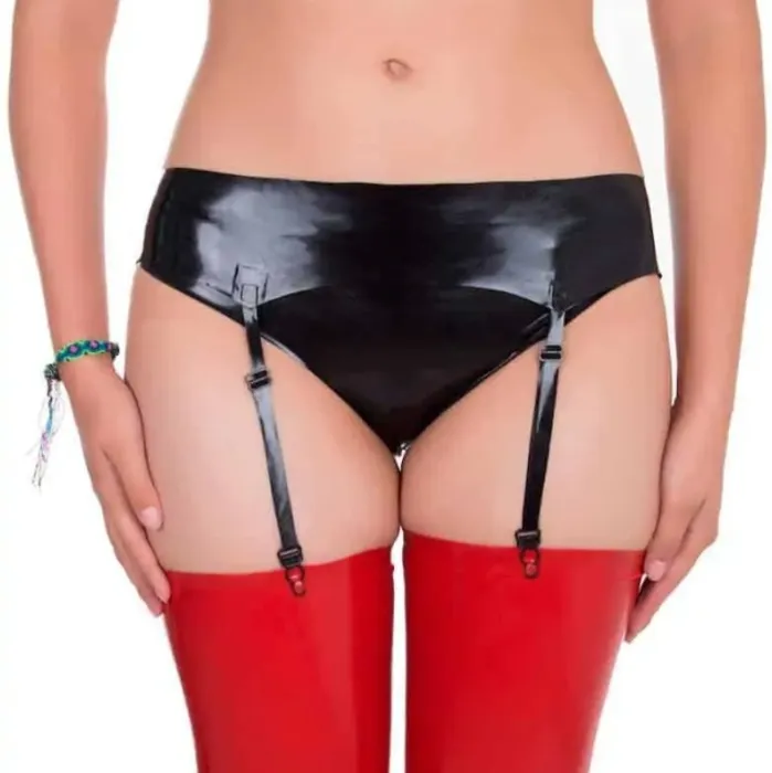 Latex garter belts