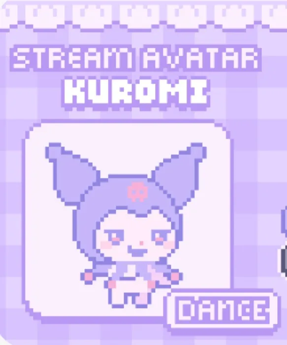 ꒰ vgen ꒱ kuromi stream asset