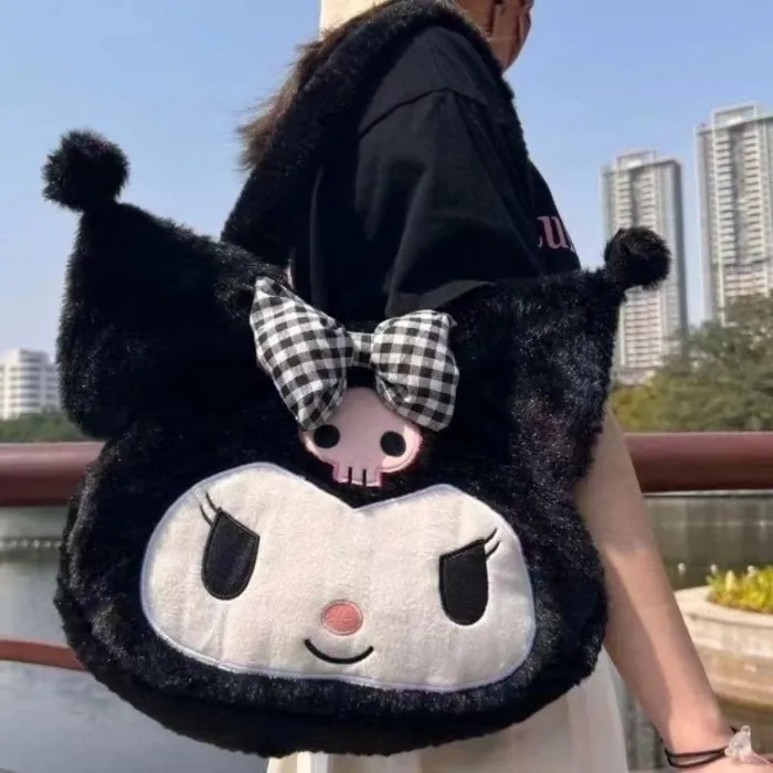 kuromi plush bag