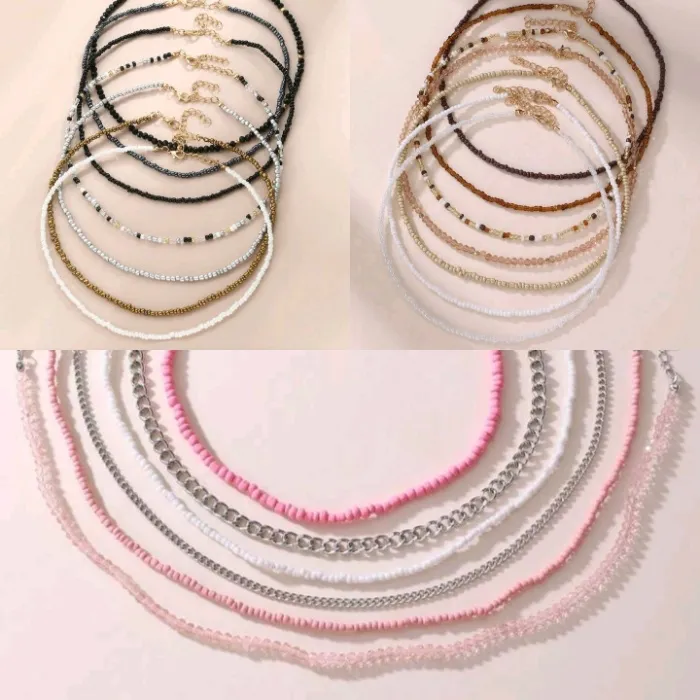 Beaded necklaces bundle  ✨️
