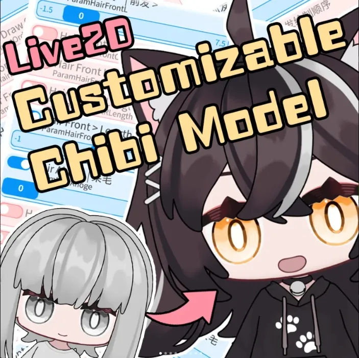 Customizable Chibi Model Type-H1 by 0x4682B4