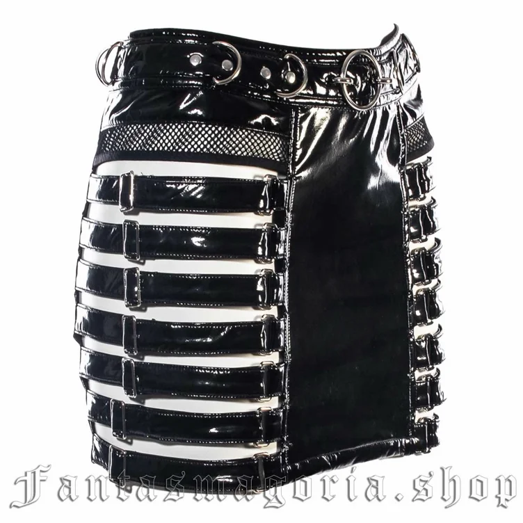 Demonia PVC Skirt - RNG