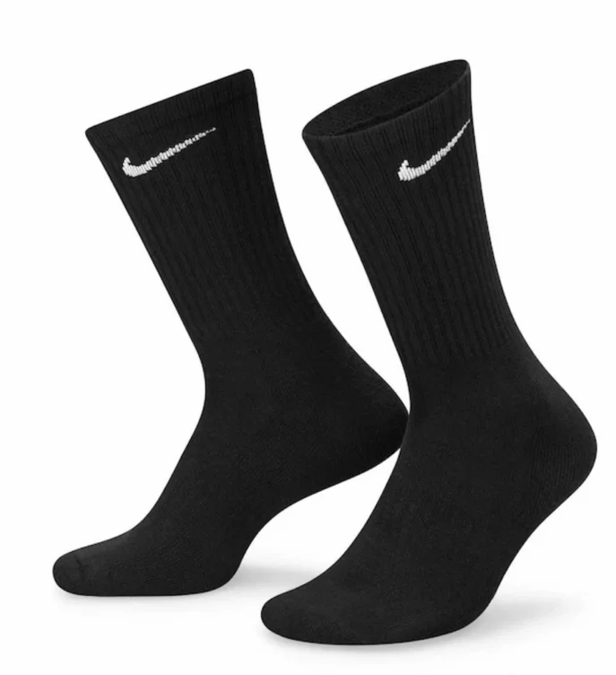 Black Nike Crew Socks 