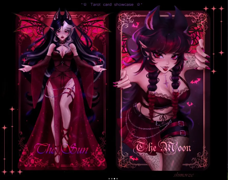 Tarot Cards by @Shmorze [Vgen]