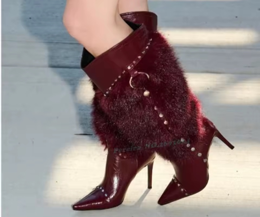 Stivali bordeaux👑