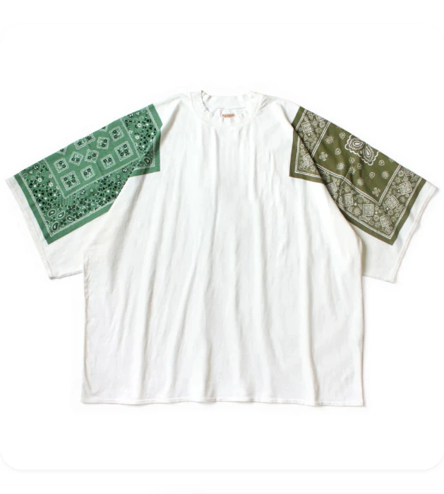 COJP Gallery Kapital Jersey Bandana Huge Tee (Khaki) - Shop