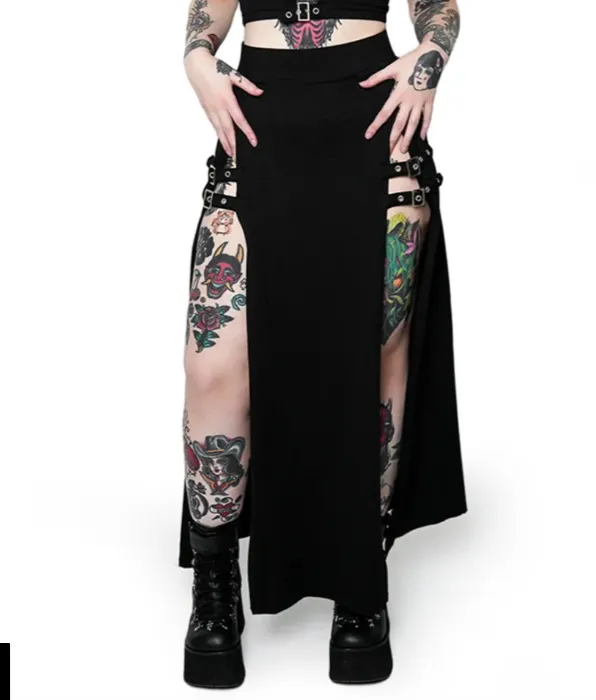 Forest Ink Buckle Skirt