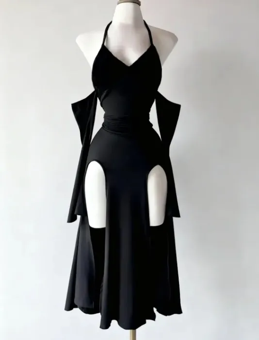 Scarlet Darkness Gothic Maxi Dress