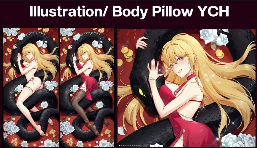 YCH Dakimakura art készíttetése