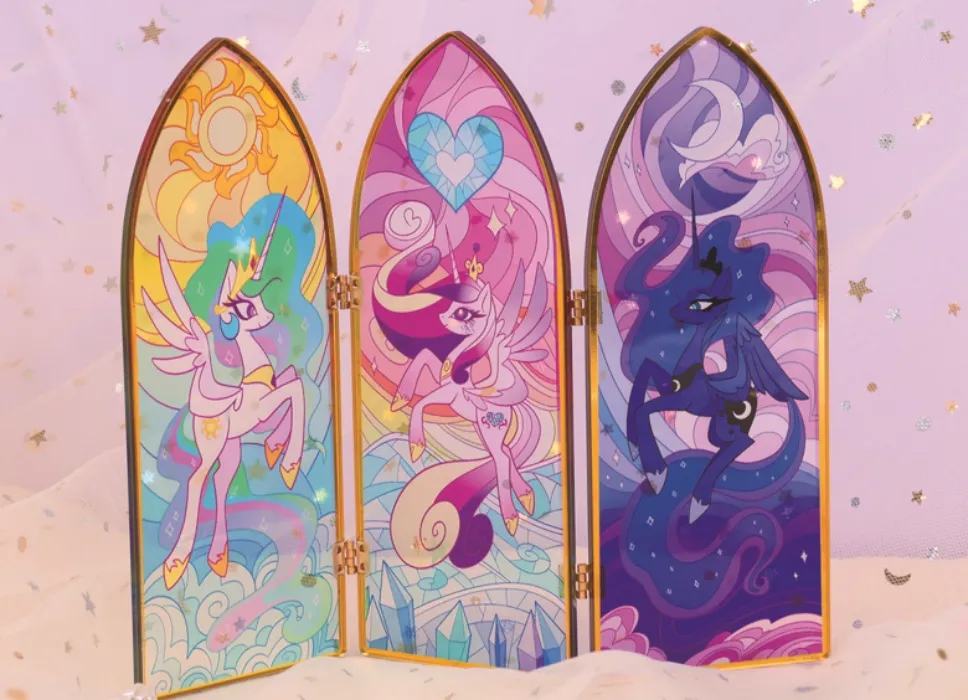 Princesses Acrylic Stained Glass Standee