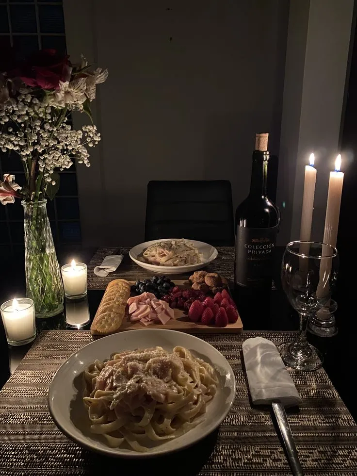 Romantic dinner with my gf ❤︎