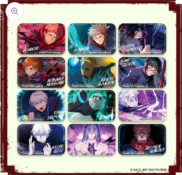 JJK tin badges Blind box🩷