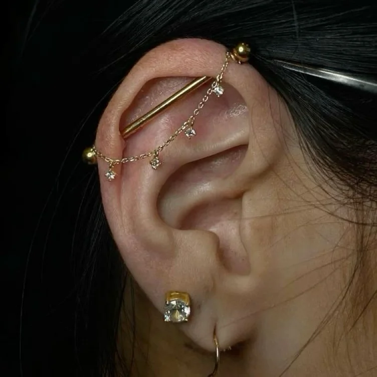 Sexy Industrial Piercing 