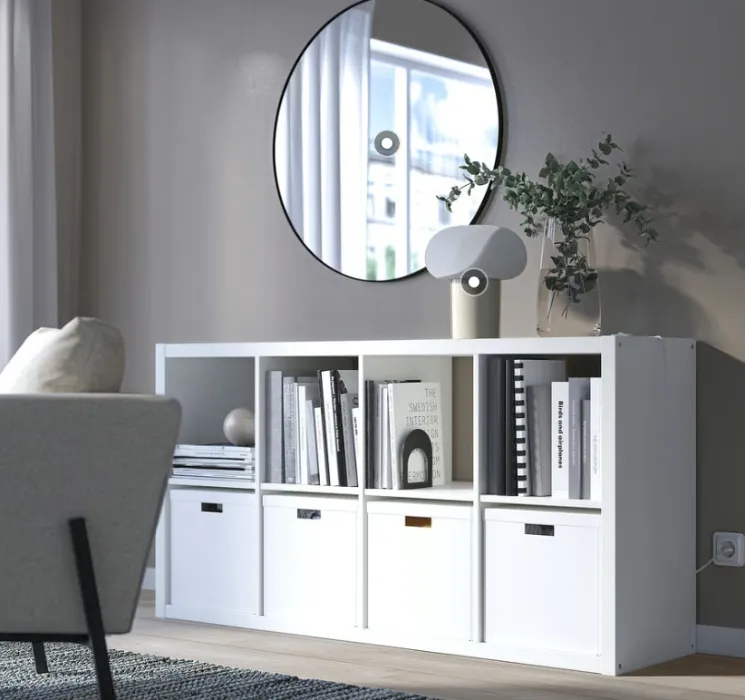 KALLAX Open kast - wit 77x147 cm