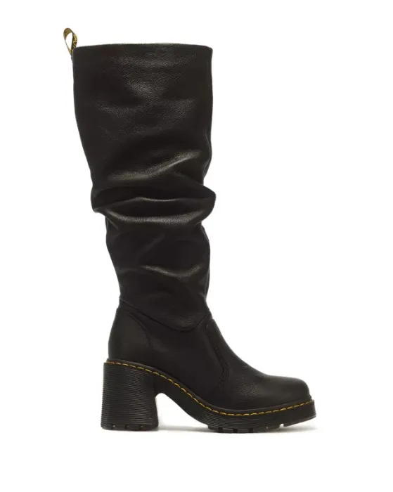 Kasey Virginia Leather Tall Heeled Boots