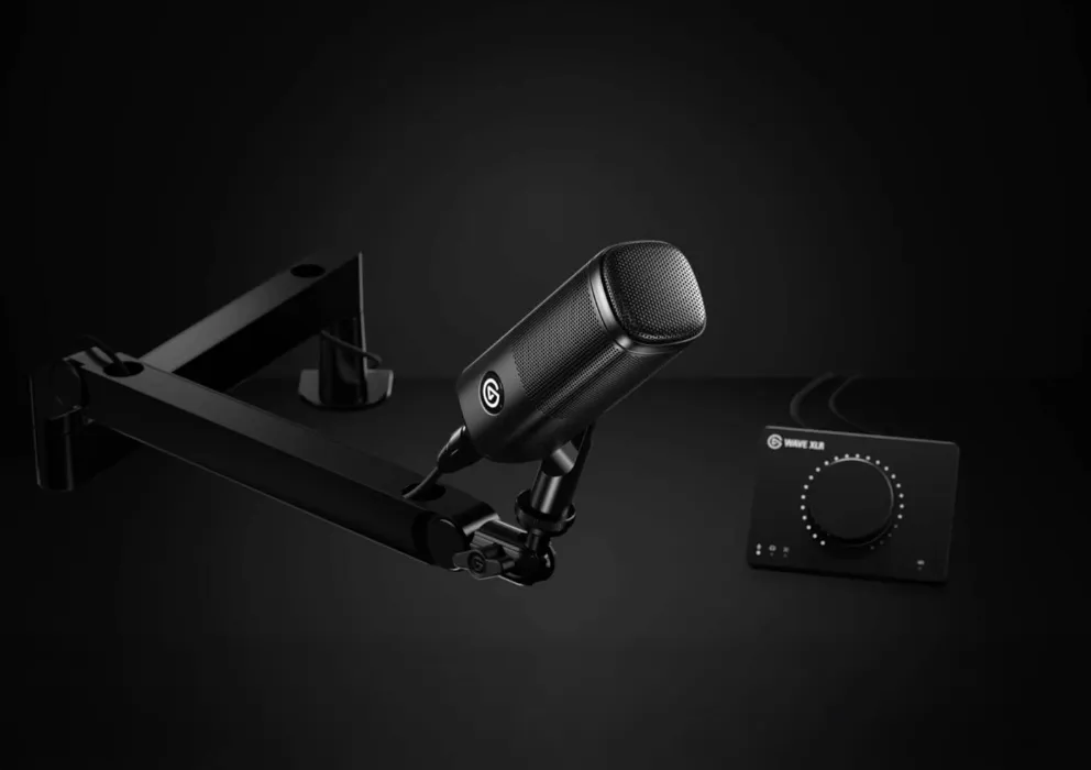 Elgato Wave DX Setup (Mic + Stand + Cable + Wave XLR)