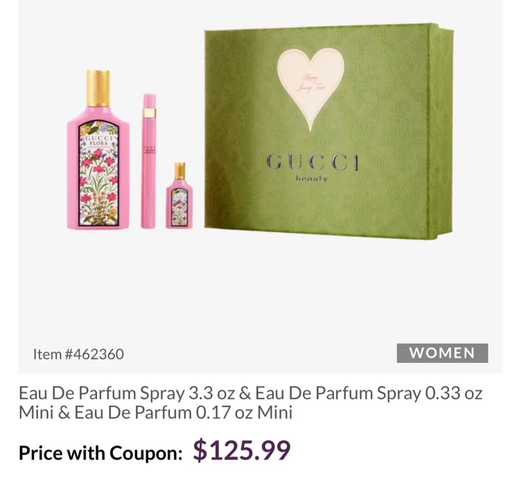 Gucci Flora gift set 