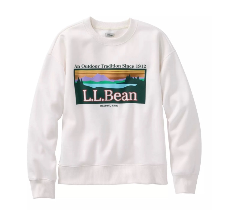 LL bean crew neck sweatshirt 