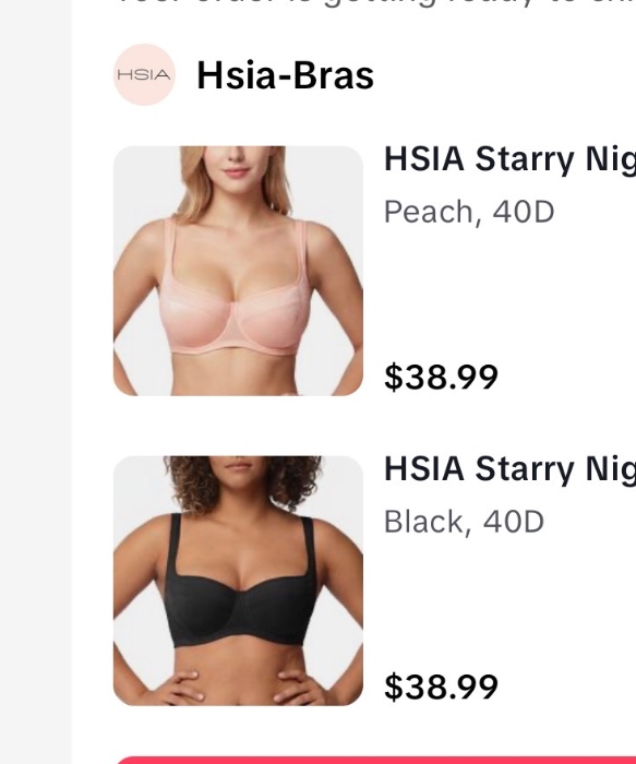 HSIA bras