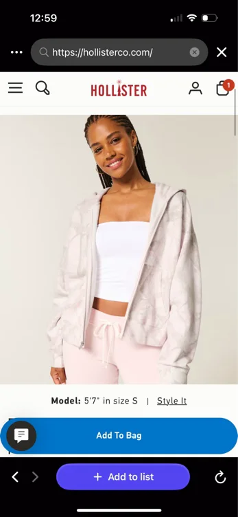 Easiest Zip-Up Camo Hoodie small