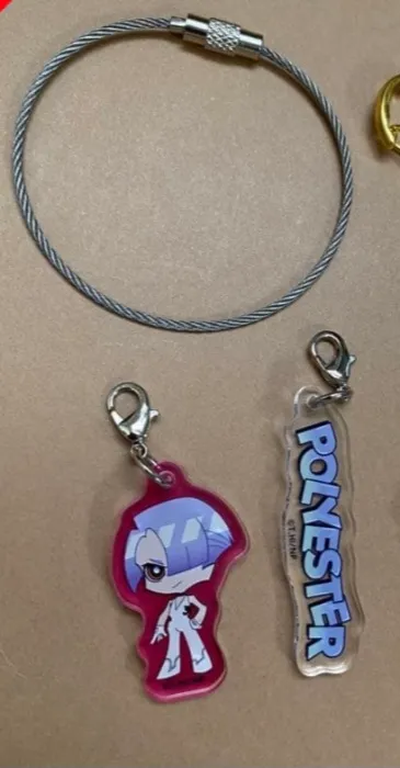 NPSWG x CharaDri wire chibi acrylic charm Polyester
