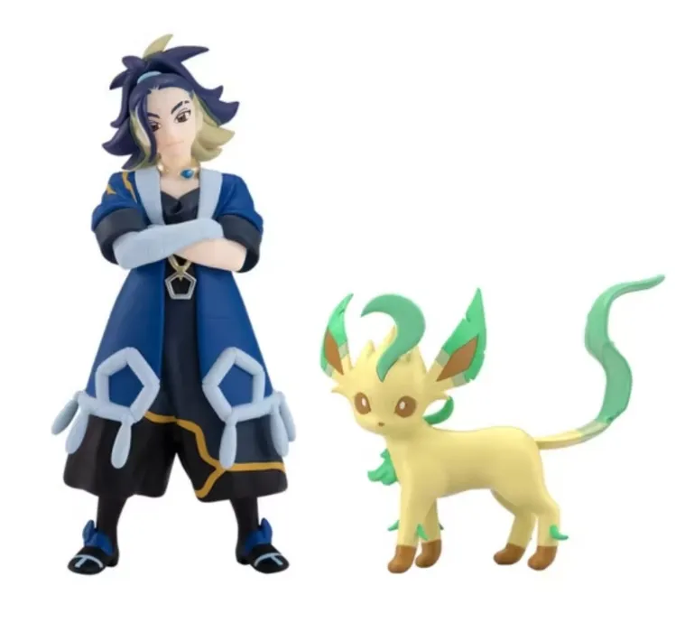 Adaman and Leafeon figure 