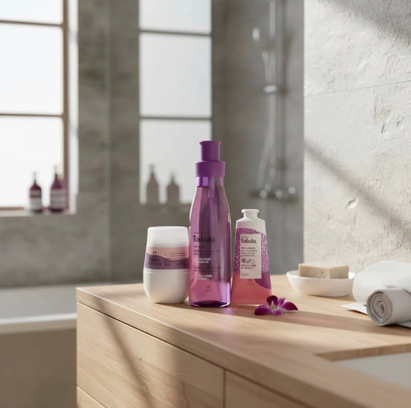 Natura Tododia Kit Ciruela Y Flor De Vainilla Body+deo+crema