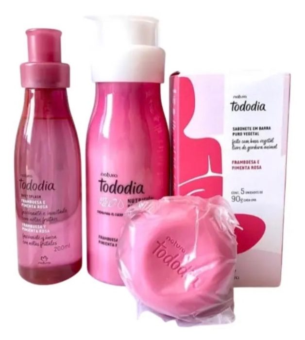 Combo Tododia Frambuesa Y Pimienta Rosa 3 Items